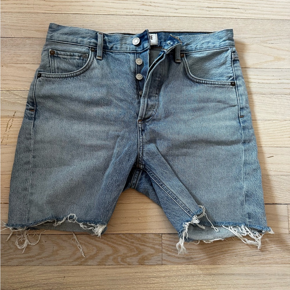 Agolde bermuda jean shorts